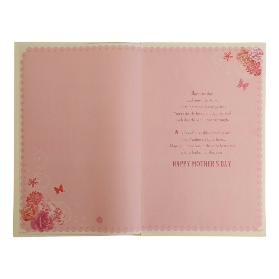 image 1 of Especially For You Butterflies and Flowers Design Mother's Day Boxed Card