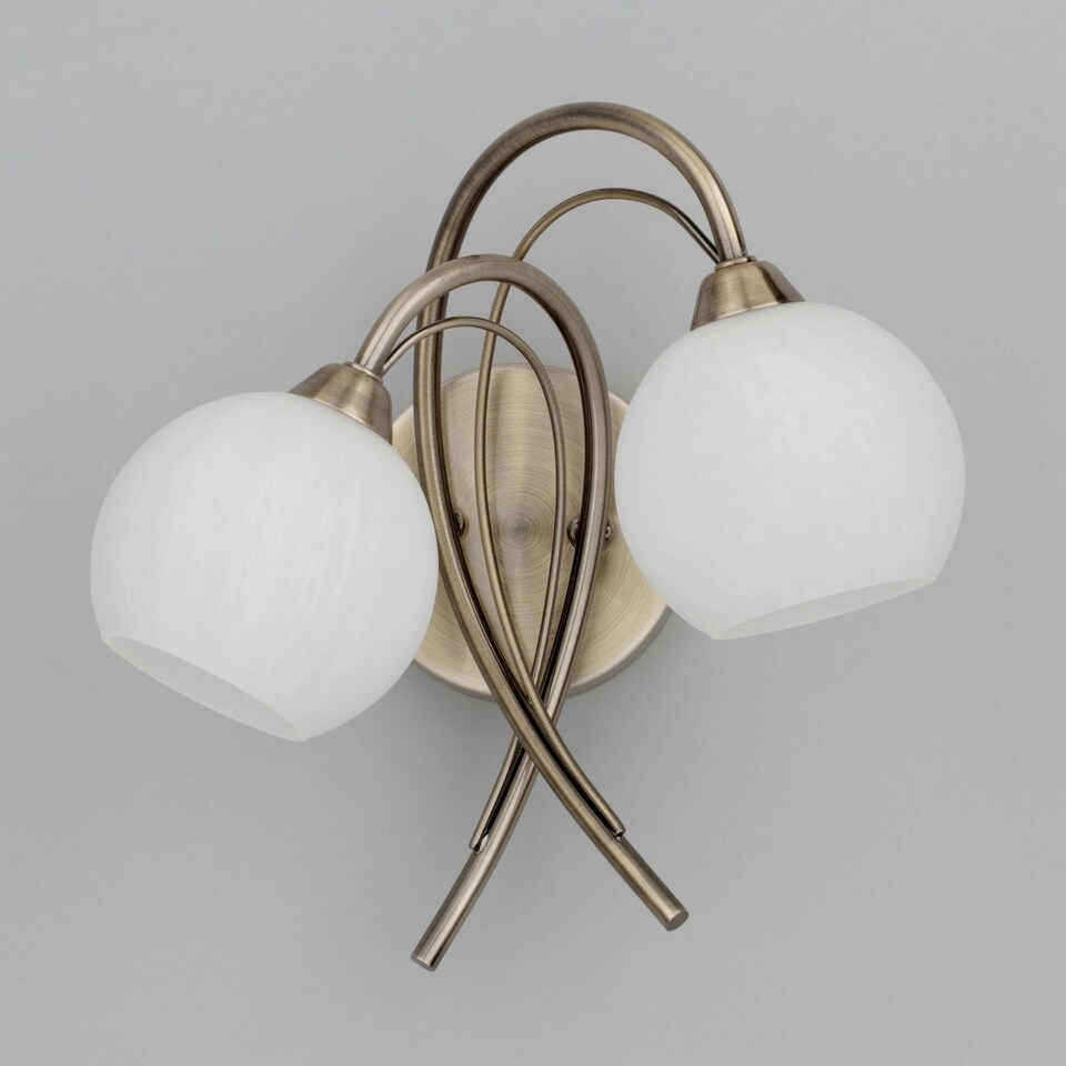 image 1 of BHS Soni 2 Light Wall Light, Brass