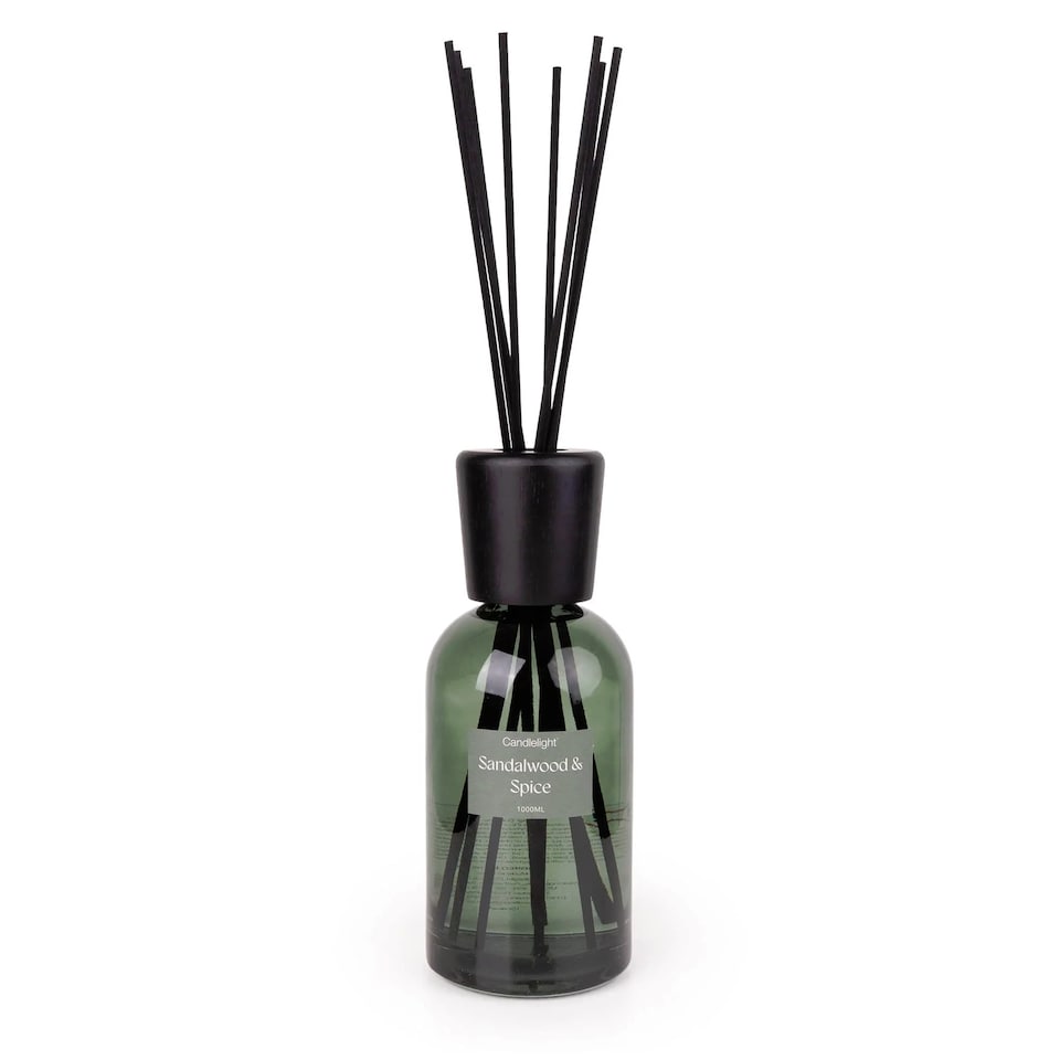 image 1 of Candlelight Reed Diffuser 1000ml - Sandalwood & Spice