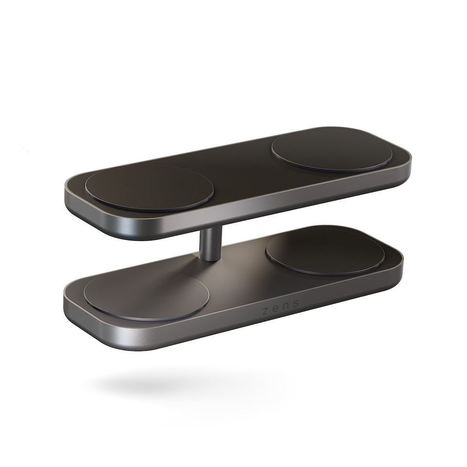 image 1 of Zens Quattro Wireless Charger Pro 4 (incl. Wall Charger) - Black