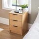 image 4 of Bedside 3 Drawer Storage Oak Effect Clothing Nightstand Organiser Bedroom Table