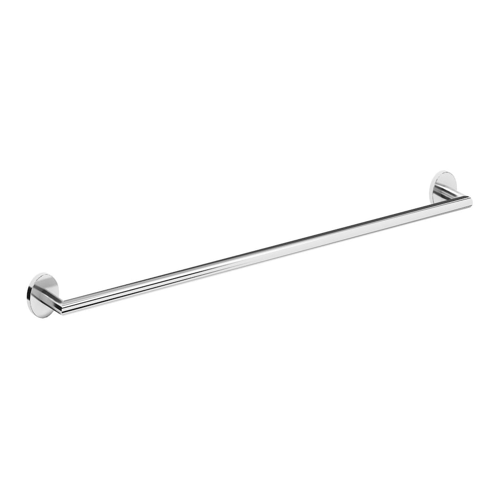 image 1 of Cosmic TOALLERO Towel Wall Mounted Rail with Chrome Stainless Steel Finish 60 cm