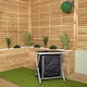 image 2 of 60cm Portable Foldable Camping Table / Cabinet in Black