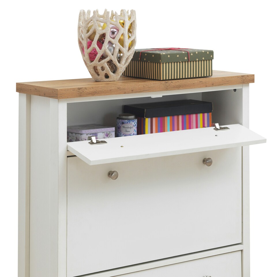 image 1 of Astbury 3 Tier Shoe Cabinet