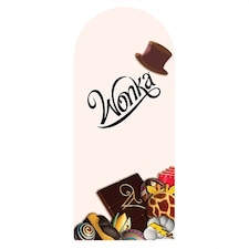 Wonka Chocolate Bar Single Backdrop Cardboard Cutout 185cm