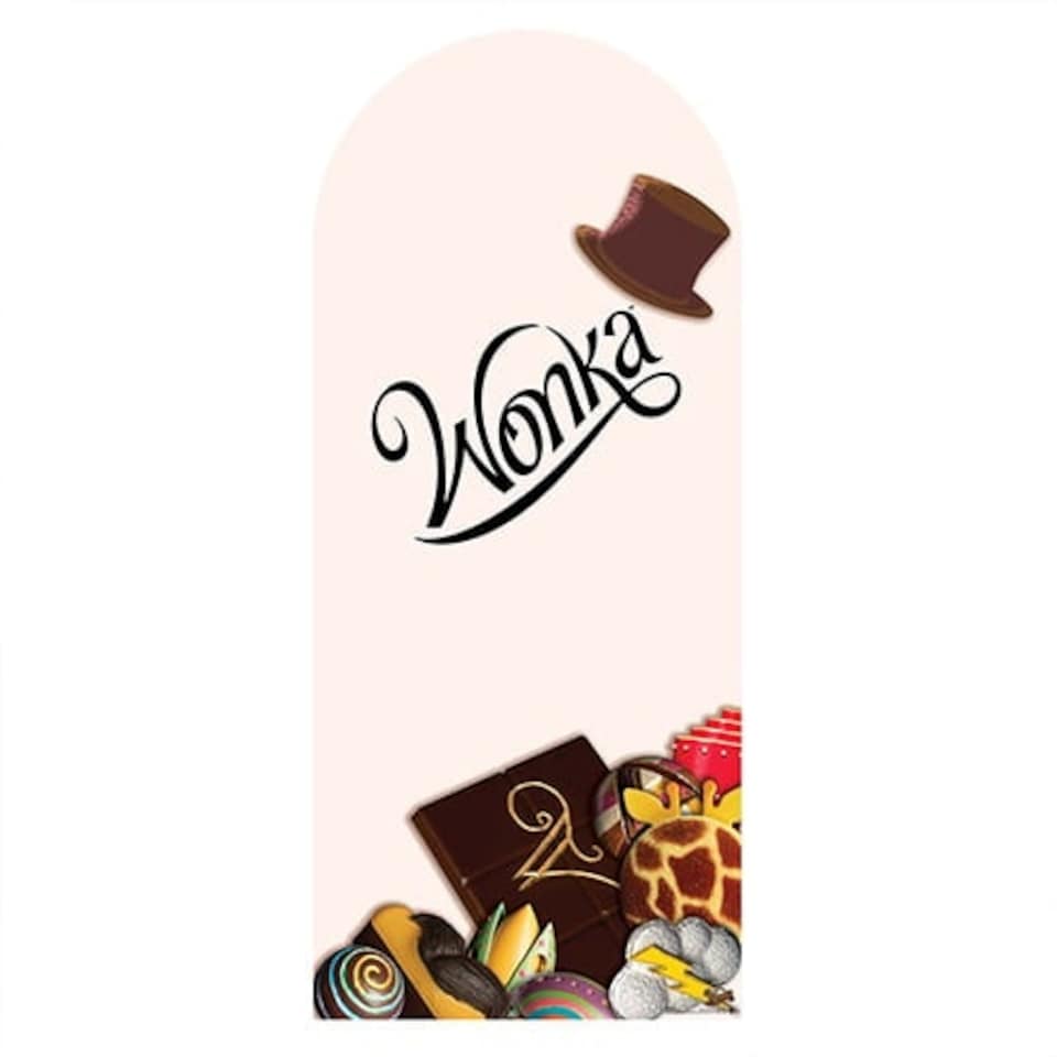 Wonka Chocolate Bar Single Backdrop Cardboard Cutout 185cm