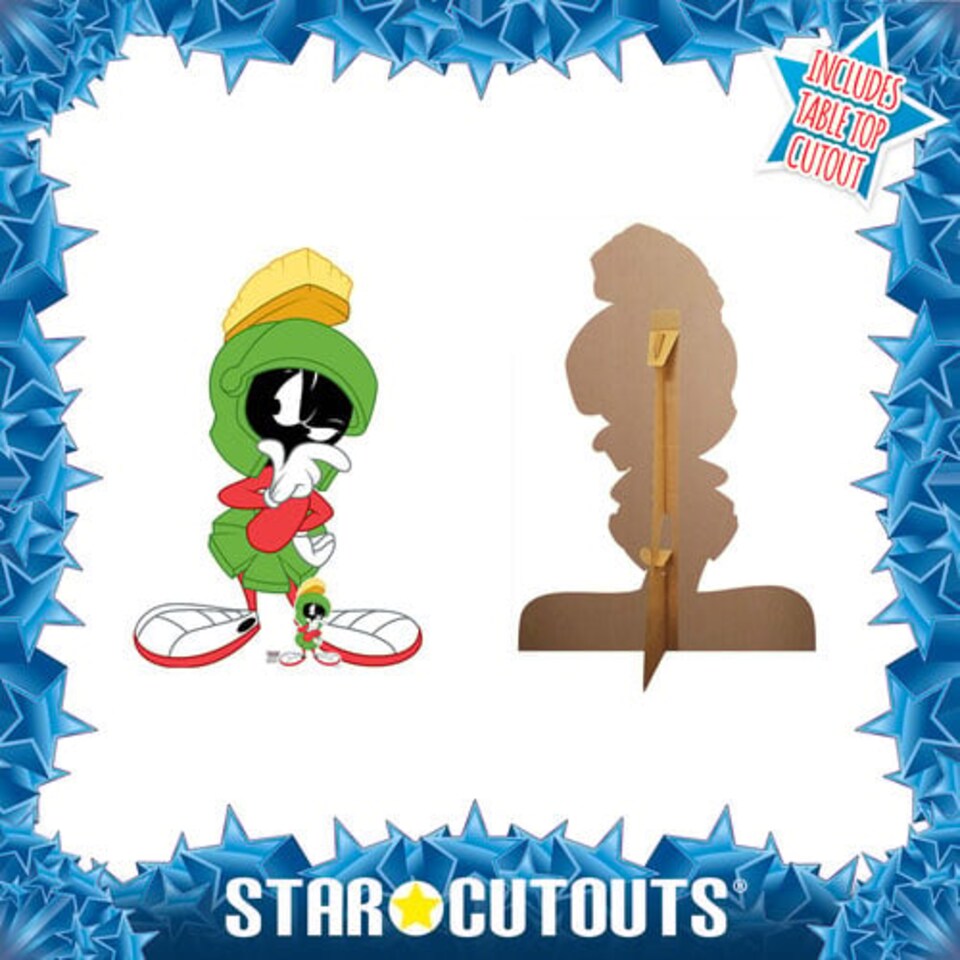 image 1 of Marvin The Martian Hmm Pose Lifesize Cardboard Cutout 135cm