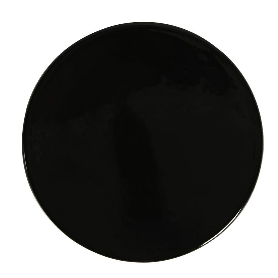 image 1 of Argon Tableware 18 Piece Metallic Charger Plates Set - Black Black