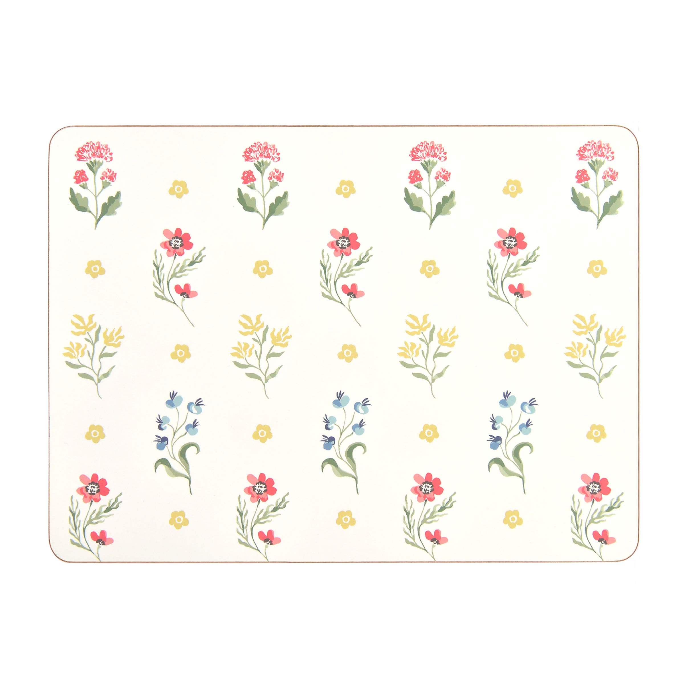 Ulster Weavers 'Boho Floral' Floral Print Printed MDF Placemat (4 Pack)
