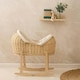 image 3 of Clair de Lune Organic Noah Pod With Rocking Stand - Cream