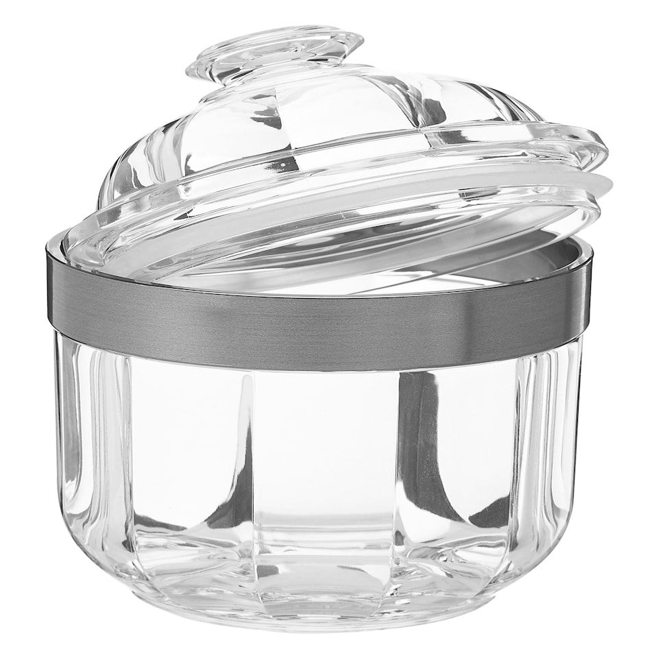image 1 of Maison by Premier Small Silver Acrylic Canister