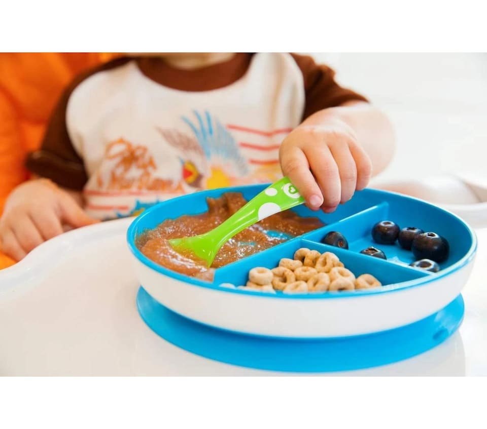 image 1 of Munchkin Baby Feeding Multi Forks and Spoons Scoop Soft Tip Travel Trening 12m+