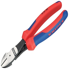 KNIPEX High Leverage Diagonal Cutters Multi-Component Grip 200Mm (8In)