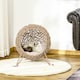 image 7 of PawHut Wicker Cat House, Ball-Shaped Rattan Raised Cat Bed - Natural Wood Finish
