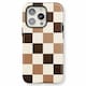 image 1 of Chocolate Check Phone Case | Brown | Galaxy S24 Ultra
Tough | Galaxy S24 Ultra
Tough