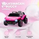 image 3 of AIYAPLAY Volkswagen Licensed Kids Electric Car w/ Remote, Suspension, Pink