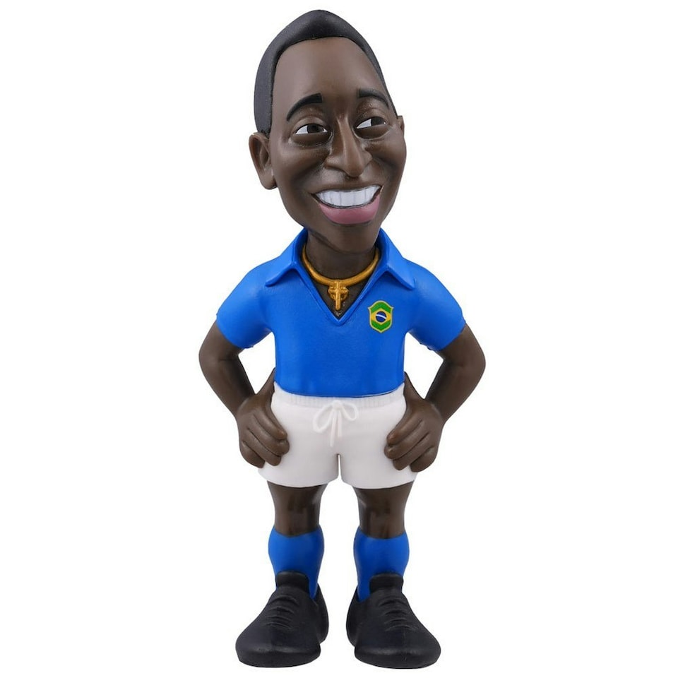 image 1 of Brazil FC Pele MiniX Football Figurine - Multicoloured - One Size