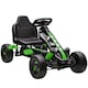 image 1 of AIYAPLAY Pedal Go Kart, Ride on Racer with Freewheel System, Brake, Non-Slip EVA Wheels, Metal Frame, Go Kart for Kids Ages 3-6 Years | Green