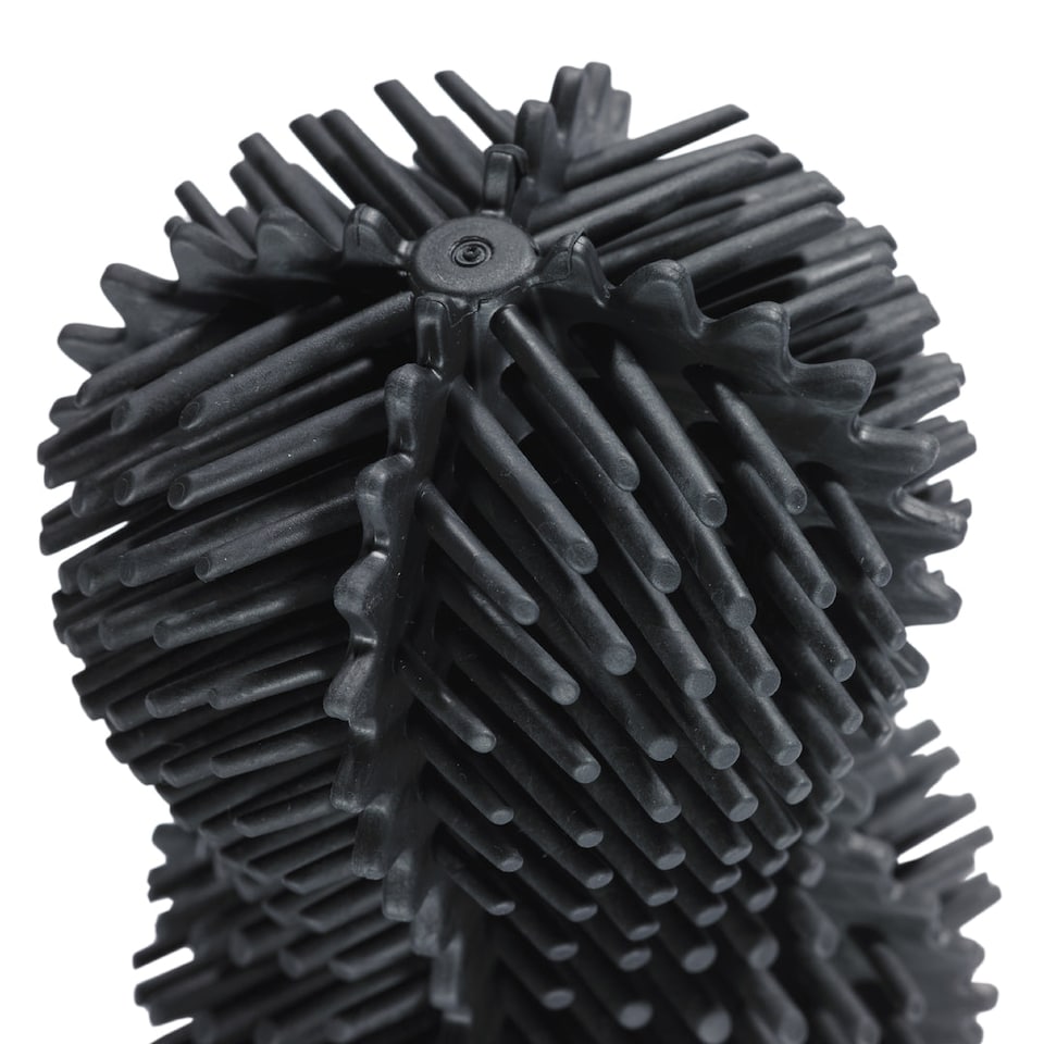 image 1 of Reborn Recycled Toilet Brush and Holder - Graphite Black | Black | Graphite Black