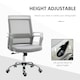 image 3 of Vinsetto Mesh Office Chair Desk Chair w/ Swivel Seat Adjustable Height Grey