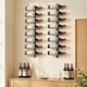 image 7 of HOMCOM Wall Mount Wine Rack for 8 Wine Bottles, Black