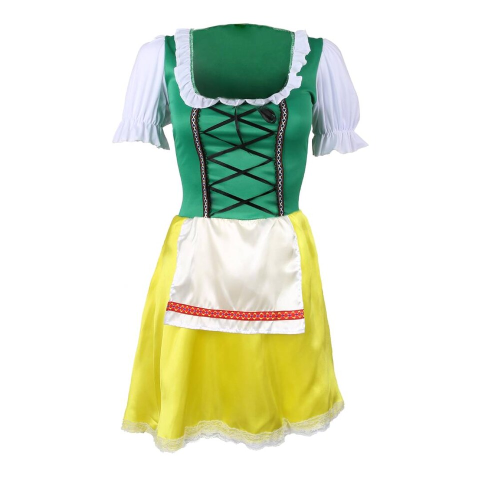 image 1 of Womens Oktoberfest Bavarian Costume Dress Beer Festival Fancy Dress Outfit