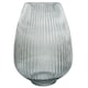image 5 of 70cm Grey Glass Vase Artificial Orchids and Roses