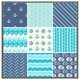 image 1 of Nautical tiles (Picutre Frame) Grey | M