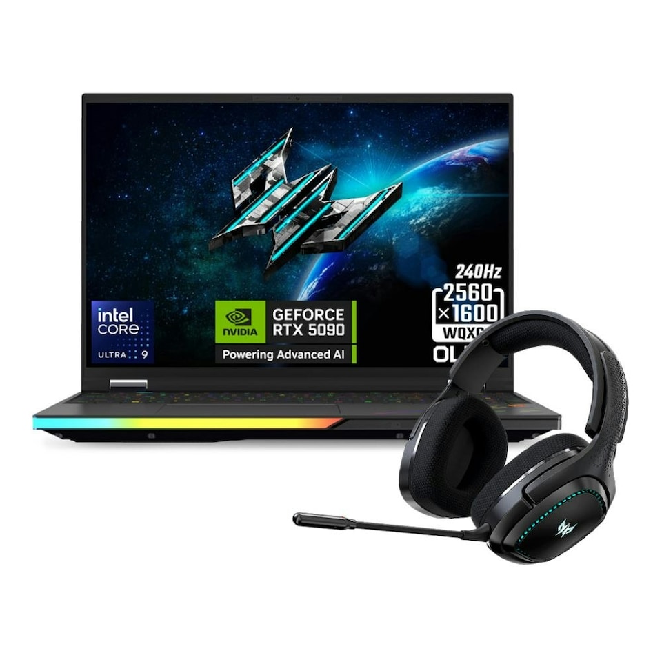 Acer Predator Helios 16 AI Intel Core Ultra 9 275HX 64 GB RAM 1 TB SSD NVIDIA GeForce RTX 5090 Gaming Laptop