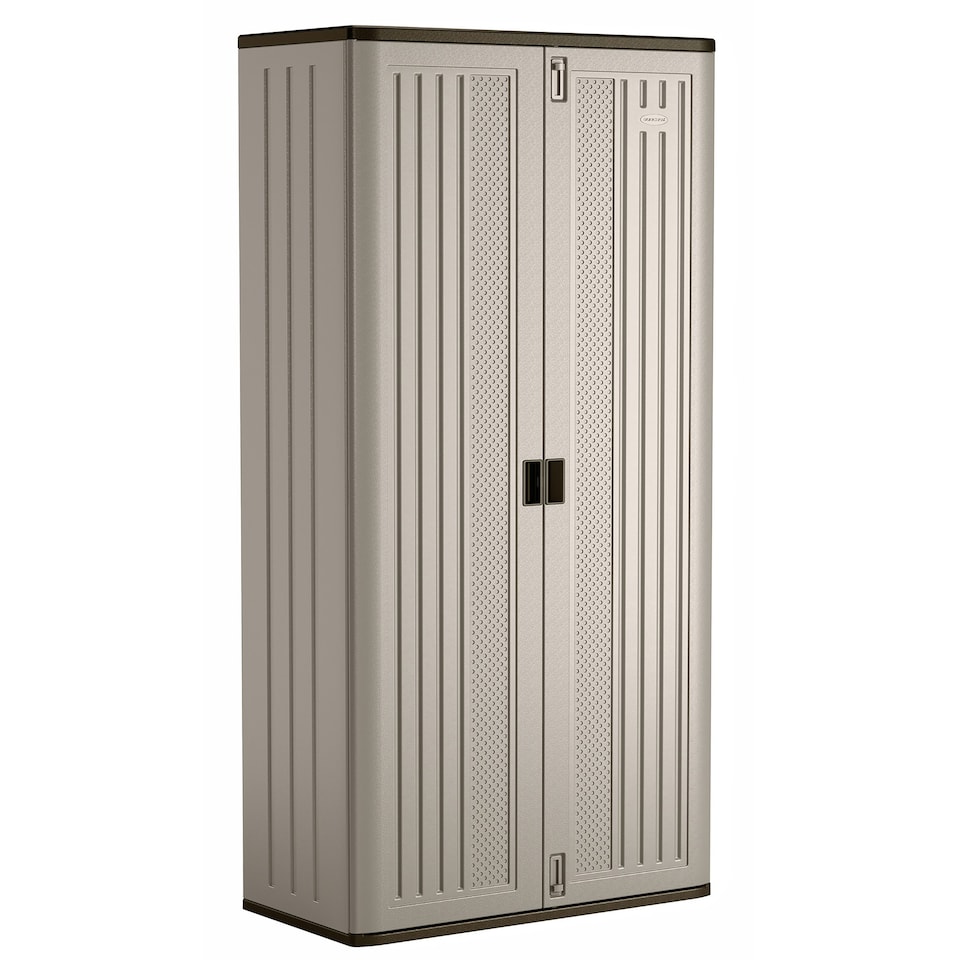 image 1 of Suncast Haven Mega Tall Storage Cabinet | Grey