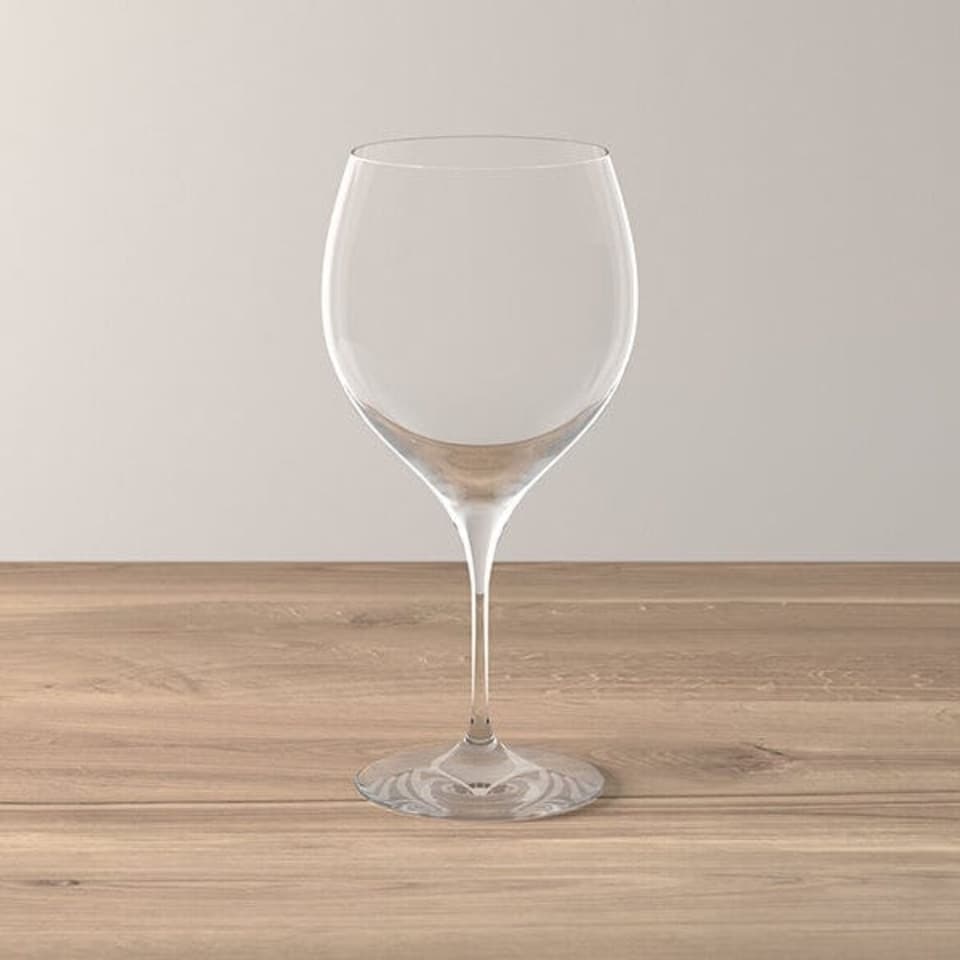 image 1 of Villeroy & Boch Maxima Set of 4 Burgundy Goblets