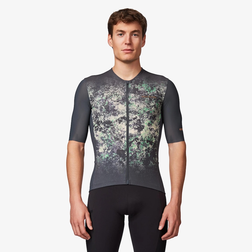 image 1 of Decathlon Unisex short-sleeved road cycling jersey for long distance, EDR ULTRA