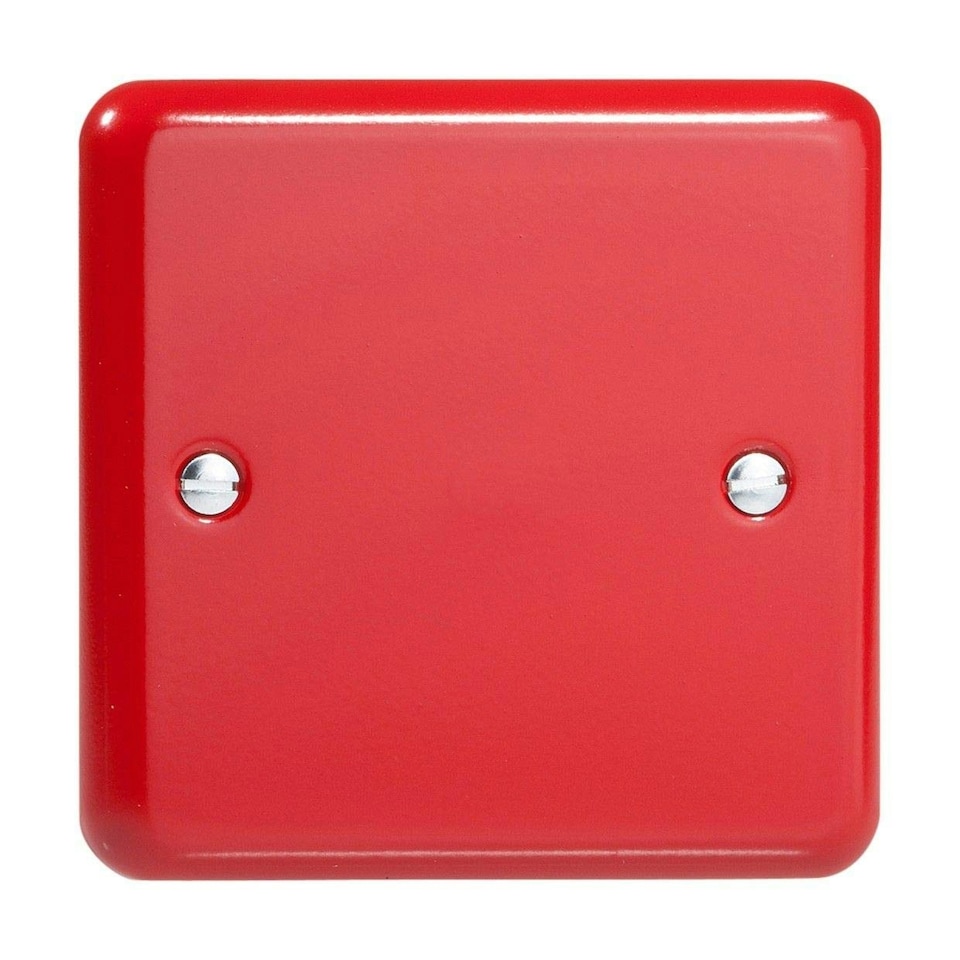 Varilight Single Blank Plate Pillar Box Red XYSB.PR N/A