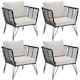 image 1 of Garden Chair Sundo - thick seat cushions, removable cushion covers | Grey | anthracite | 67 x 75,50 x 71 cm | 4