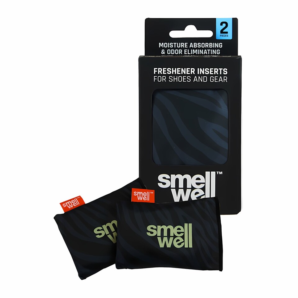 image 1 of SmellWell Freshener Shoe Inserts - Odour Elimination for Shoes and Boots | Black | Black Zebra