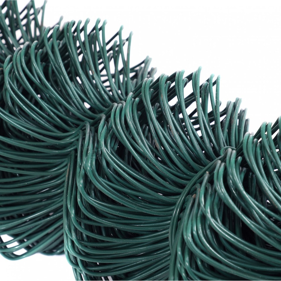 image 1 of 1.15m x 10m Green PVC Coated Galvanised Steel Chain Link Fencing | Green | 1