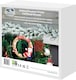 image 9 of Natural Colour  Hanging Wicker  Wreath With Santa-