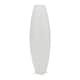 image 3 of ValueLights Isla White Paper Column Metal Base Floor Lamp