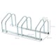 image 5 of HOMCOM Bike Parking Rack Bicycle Locking Storage Stand for 3 Cycling