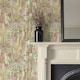 image 2 of Watercolour Floral Wallpaper Lupin Sage Green Pink Red Yellow Flower Home Decor