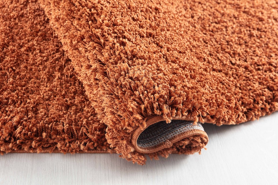 image 1 of Desire Rugs Plain Living Room Fluffy Shaggy Area Rugs