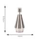 image 3 of ValueLights Jax Brushed Chrome Metal Pear Shaped Touch Table Lamp Base