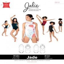 Jalie 3910 Jade Halter Leotards Paper Sewing Pattern – Children’s, Teenagers’ & Women’s Leotards & Dancewear, 28 Sizes, Intermediate