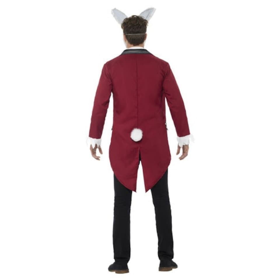 image 1 of White Rabbit Deluxe Fancy Dress Costume Adult Mens Large