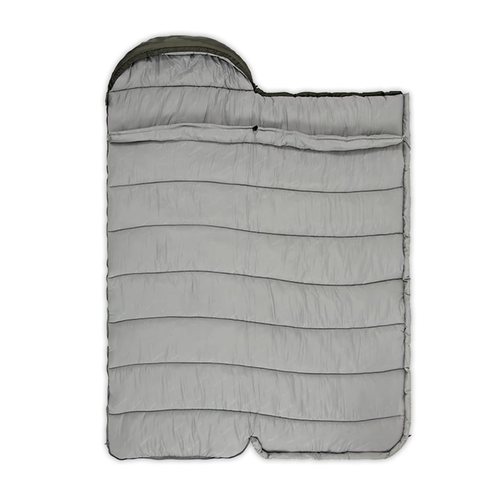 image 1 of U Series Envelope Sleeping Bag with Hood | Brown | Brown | 350S