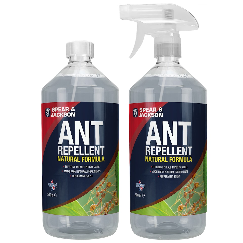 image 1 of Spear & Jackson Ant Repellent - Peppermint Scent 2 x 500ml