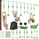 image 1 of AIYAPLAY Seven-Piece Kids Zip Line Kit for Garden, 10m Length