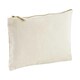 image 1 of Westford Mill Canvas Accessory Bag - Natural - 20cm x 11.5cm Cream