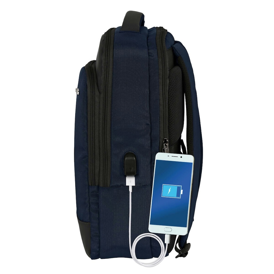 image 1 of Rucksack for Laptop and Tablet with USB Output Safta Business Dark blue (29 x 44 x 15 cm) N/A | N/A | One Size
