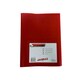 image 1 of Pack of 10 9x7" Frosted Red Exercise Book Covers